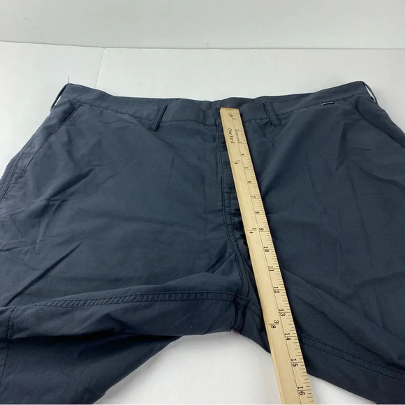 Hurley Mens 38 Shorts Navy Nike Dri Fit Hybrid Chino Skateboard Beach Stretch - Picture 2 of 9